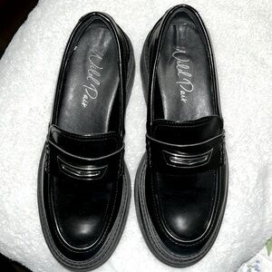 Wild Pair Patton Leather Lug Loafers